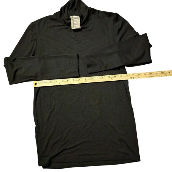 Anthropologie Dolan Left Coast Large Black Mock Neck Stretch Top Quiet L… - Picture 7 of 7